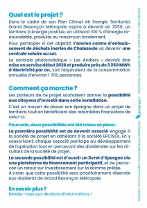 Réunions d\'information pour un projet local d\'énergie renouvelable