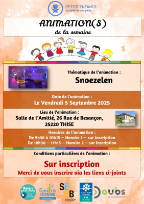 Animation Relais Petite Enfance SEEB