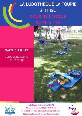 Ludothèque La Toupie - Jeux extérieurs et jeux d\'eau