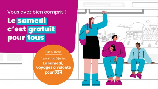 Ginko : le samedi c\'est gratuit pour tous! Abonnement gratuit pour les 4 à 14 ans dès le 1er septembre !