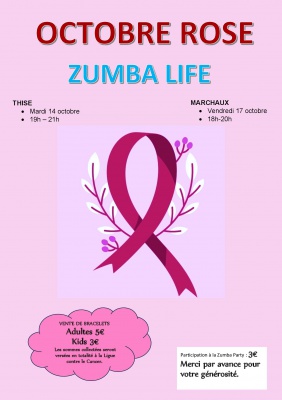 Zumba Life : soirée Octobre Rose