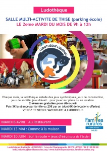 Animation ludothèque LUDODOU