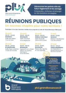 Réunions publiques PLUI