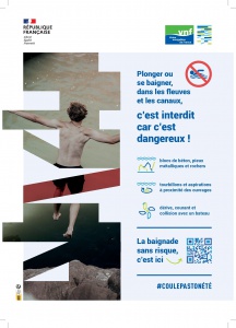 Prévention des risques de la baignade dans les espaces non aménagés