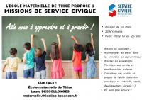 Service civique école maternelle
